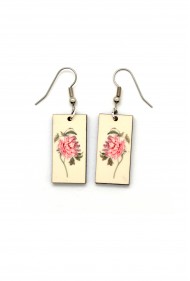 Peony Flower Earrings